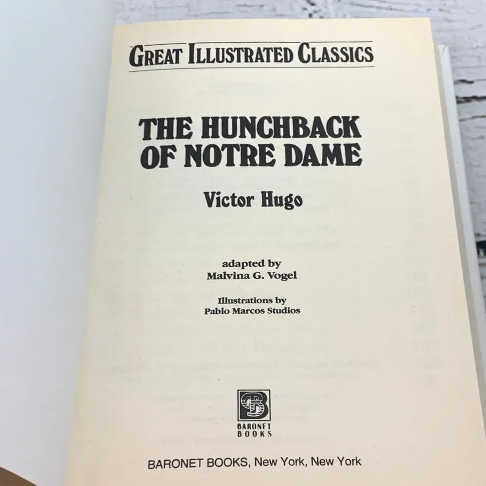 The Hunchback of Notre Dame -‎ Victor Hugo Great Illustrated Classics H/B [1989]